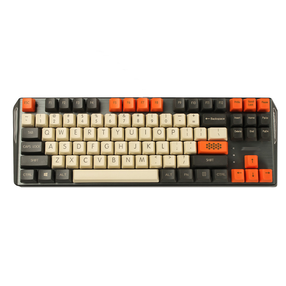 YMDK الكربون 61 87 104 أفضل طب - مراجعة Keycaps Oem Profile 87 Keys وسعره