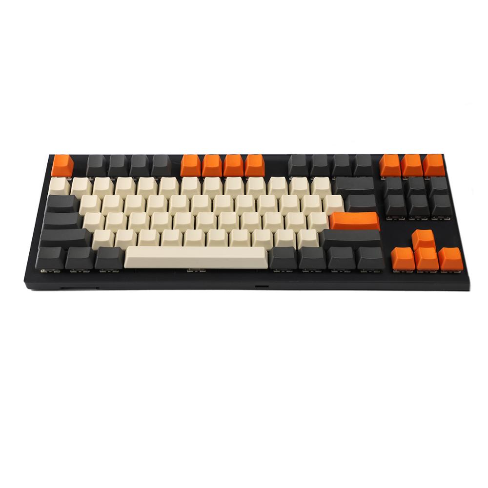 YMDK الكربون 61 87 104 أفضل طب - مراجعة Keycaps Oem Profile 87 Keys وسعره