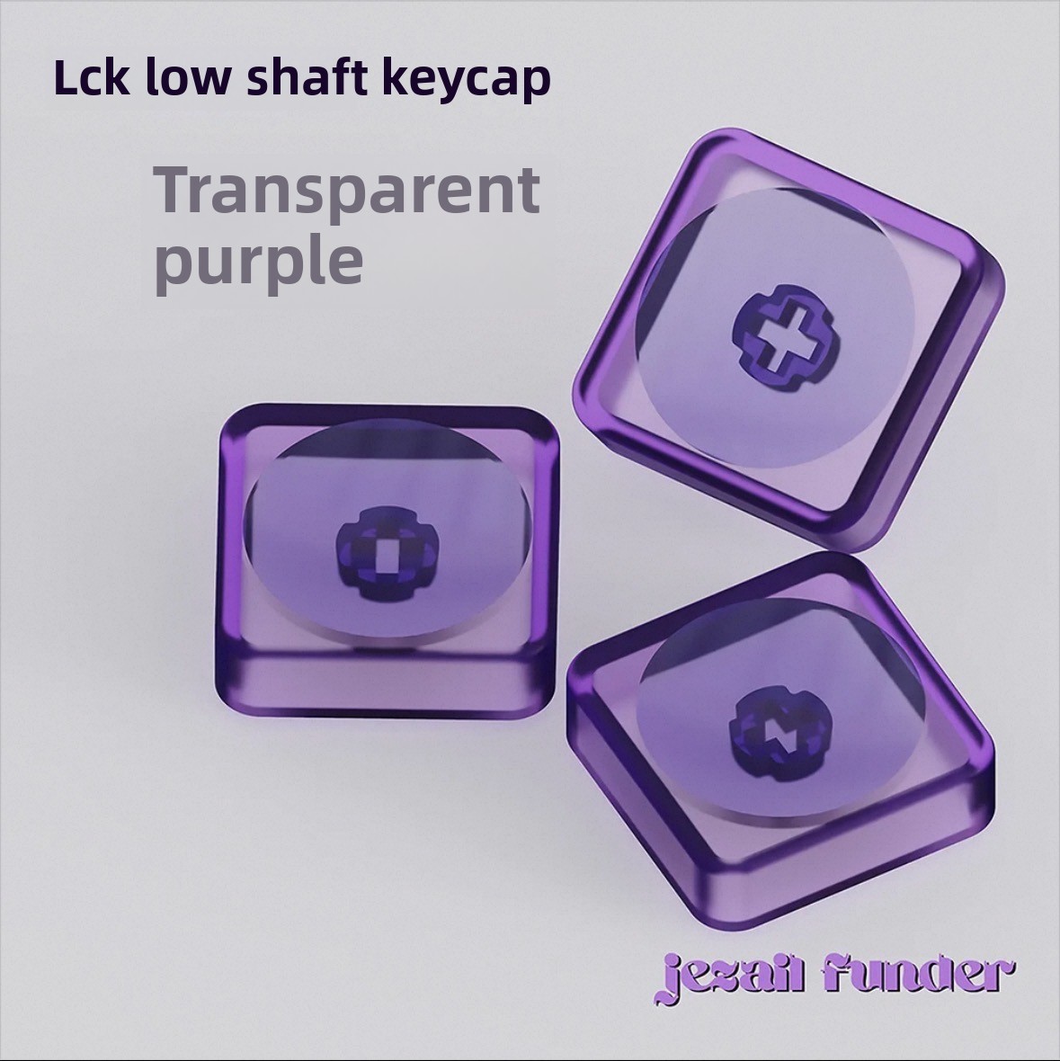 أغطية مفاتيح Jezail Funder LCK - مراجعة Keycaps Low Profile Choc وسعره