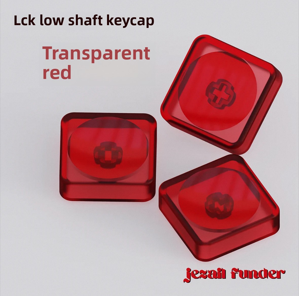 أغطية مفاتيح Jezail Funder LCK - مراجعة Keycaps Low Profile Choc وسعره