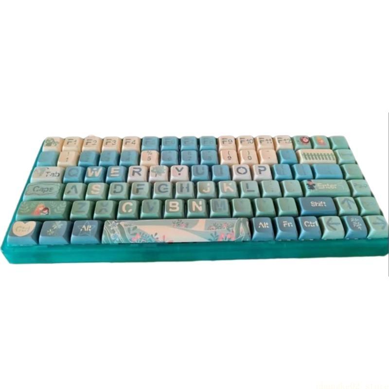 أغطية مفاتيح خضراء 127 مفتاحًا - مراجعة Keycaps Xda Profile Pbt Dye Sub وسعره