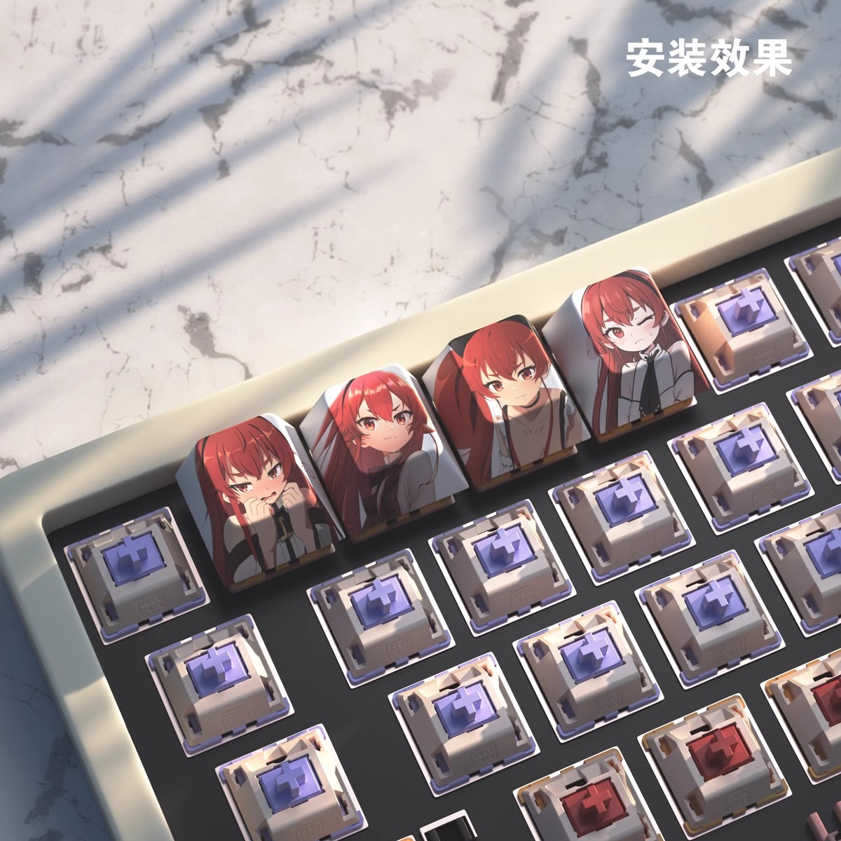4 مفاتيح/مجموعة أغطية مفاتيح ا - مراجعة Keycaps Cherry Profile Pbt وسعره
