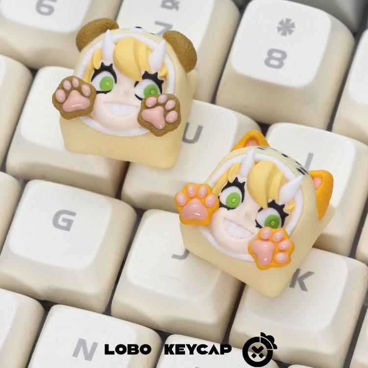 غطاء مفاتيح ميكانيكية مخصص بتص - مراجعة Keycaps Artisan Resin Handmade وسعره