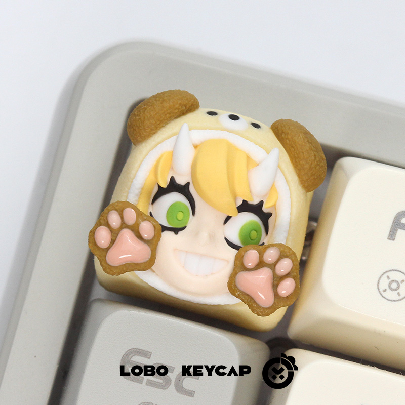 غطاء مفاتيح ميكانيكية مخصص بتص - مراجعة Keycaps Artisan Resin Handmade وسعره