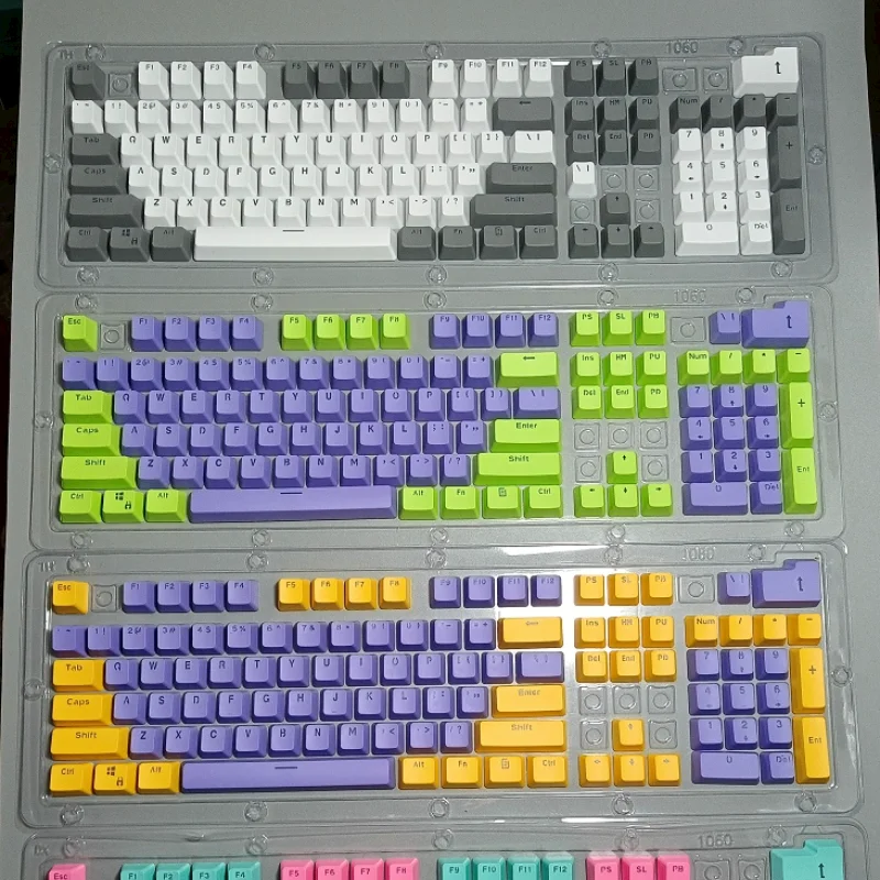 أغطية مفاتيح جيدة Pbt Oem 61/8 - مراجعة Keycaps Pbt Double Shot 104 Keys وسعره