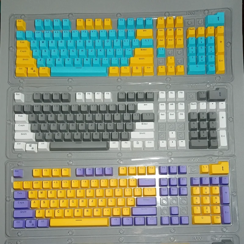 أغطية مفاتيح جيدة Pbt Oem 61/8 - مراجعة Keycaps Pbt Double Shot 104 Keys وسعره