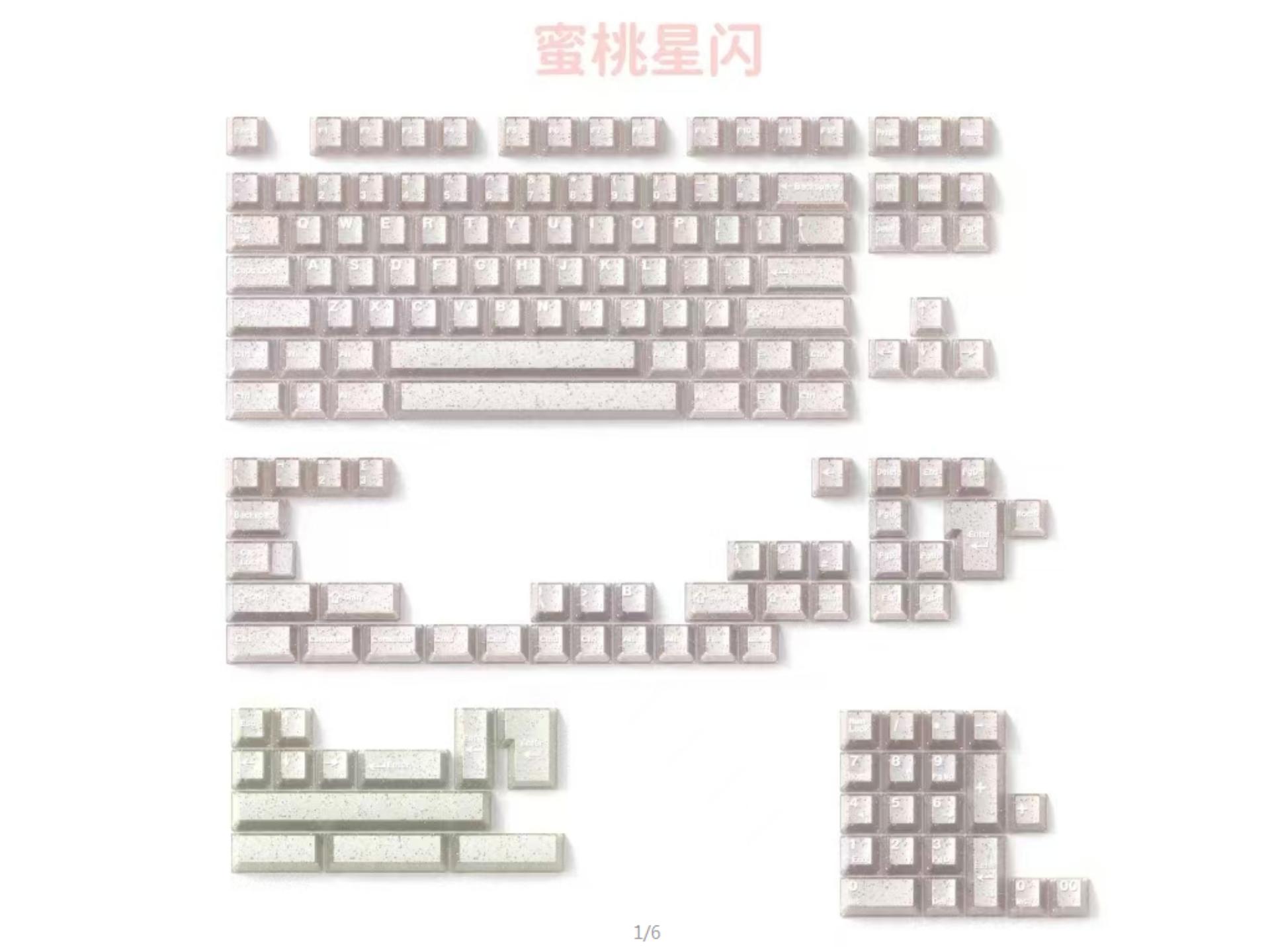 172 مفتاحًا/مجموعة أغطية مفاتي - مراجعة Keycaps Gmk Clone Abs وسعره