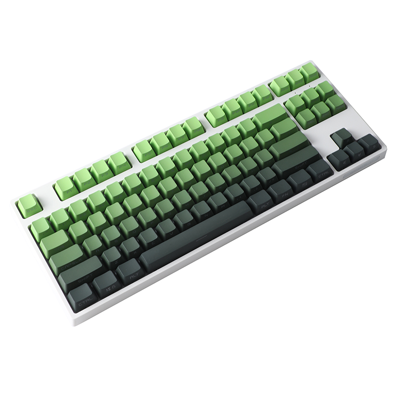 أغطية مفاتيح PBT بتدرج لون الم - مراجعة Keycaps Oem Profile 87 Keys وسعره