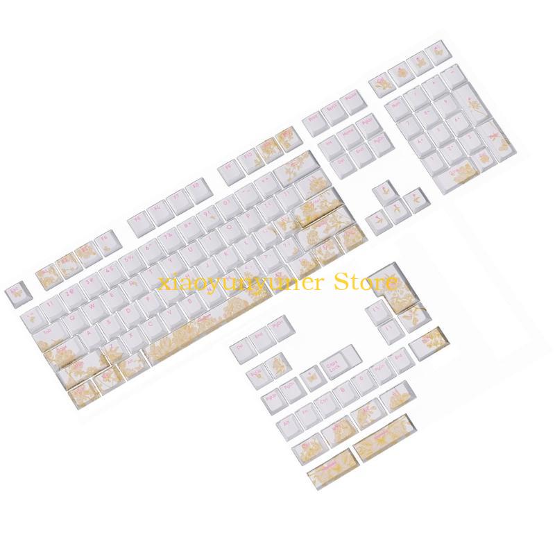 P9JB 135/108 قطعة أغطية مفاتيح - مراجعة Keycaps Pbt Double Shot 104 Keys وسعره