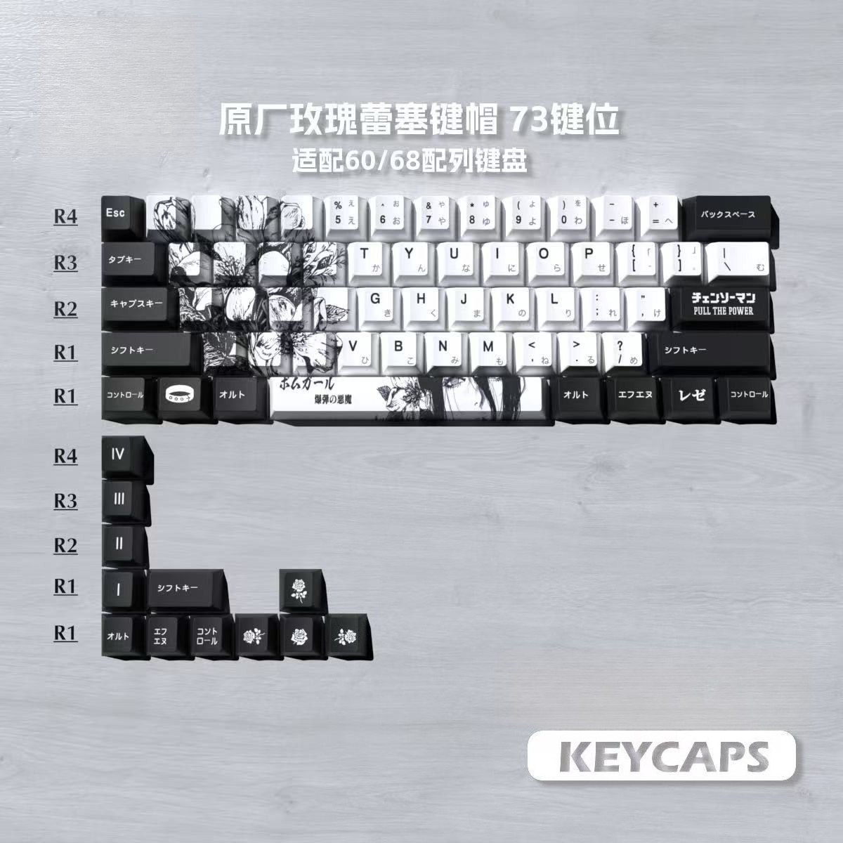 Reze Keycaps بالمنشار رجل موضو - مراجعة Keycaps Cherry Profile Pbt وسعره