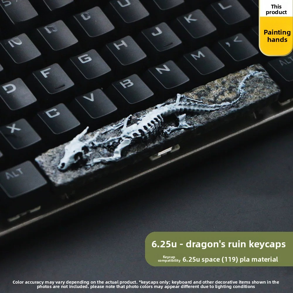 غطاء مفتاح لوحة المفاتيح بتصمي - مراجعة Keycaps Spacebar 6.25U Custom وسعره