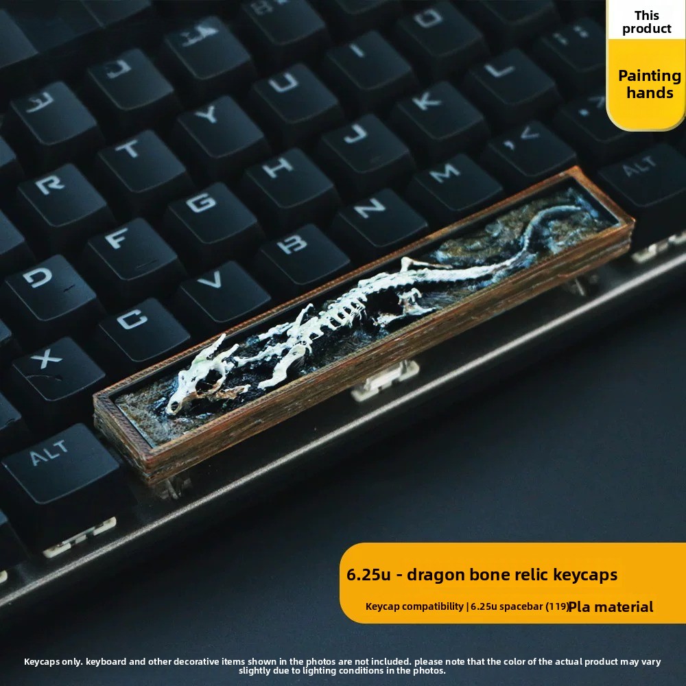 غطاء مفتاح لوحة المفاتيح بتصمي - مراجعة Keycaps Spacebar 6.25U Custom وسعره