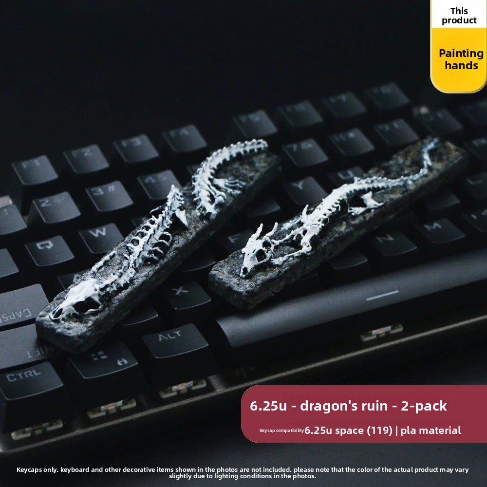 غطاء مفتاح لوحة المفاتيح بتصمي - مراجعة Keycaps Spacebar 6.25U Custom وسعره