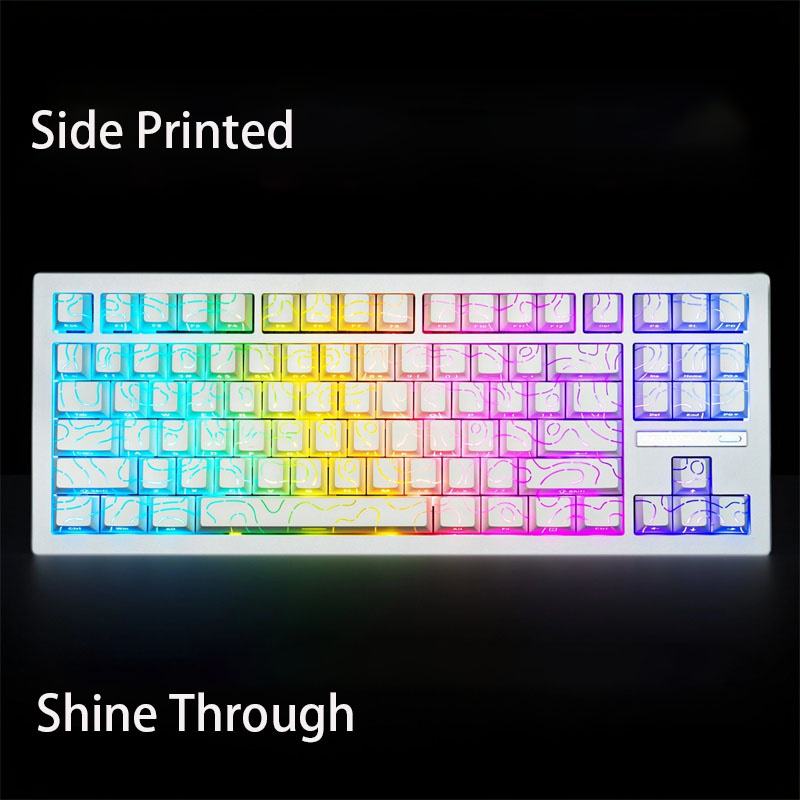 جديد كفاف خط 4.0 نسخة PBT Keyc - مراجعة Keycaps Pbt Double Shot 104 Keys وسعره