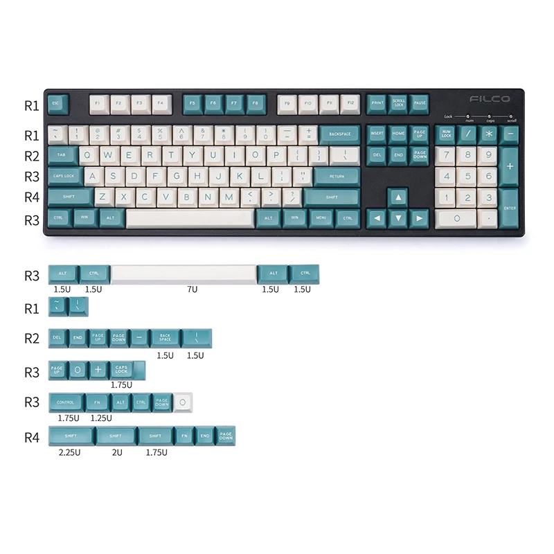 أغطية مفاتيح MAXKEY SA من نوع  - مراجعة Keycaps Set Sa Profile Abs وسعره